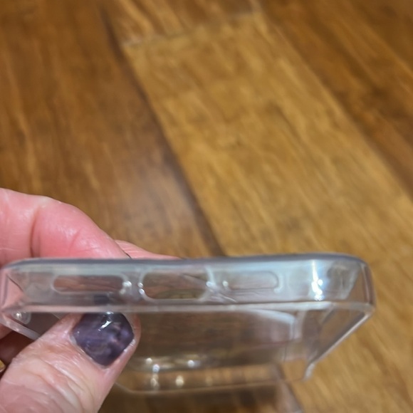 Plastic 13 Pro Max iPhone phone case. Pastel swirl design - Picture 12 of 15